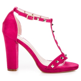 Seastar Fuksia-sandaalit tolpan päällä vaaleanpunainen