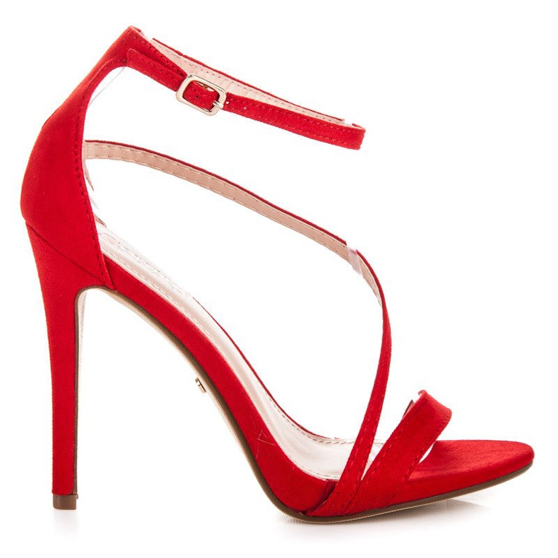 Seastar Tyylikkäät korkeakorkoiset sandaalit punainen