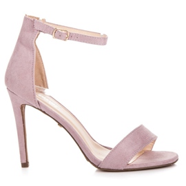 Seastar Violetit sandaalit korkokengissä violetti