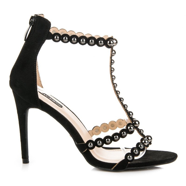 Vices Tyylikkäät korkokengät sandaalit musta