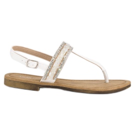 Small Swan Valkoiset varvastossut valkoinen