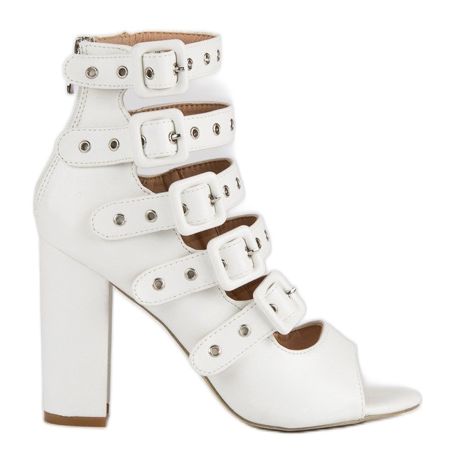 Vices Rock-sandaalit ruuvipenkissä valkoinen