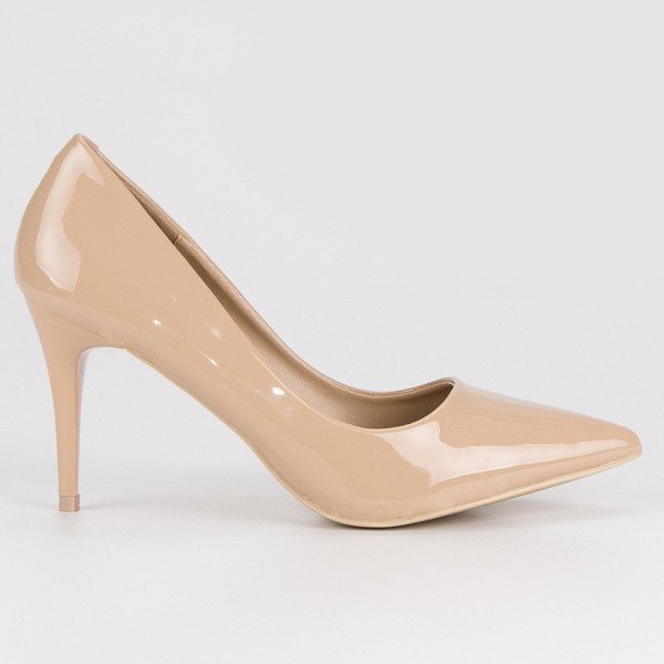 Comer Tyylikkäät korkokengät ruskea