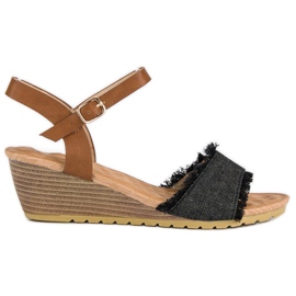 Mukavat kiila sandaalit ruskea Mukavat kiila sandaalit ruskea