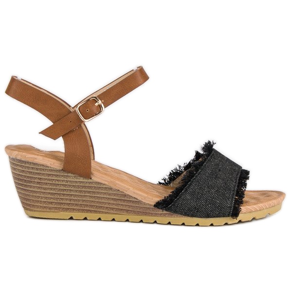 Mukavat kiila sandaalit ruskea