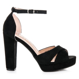 Seastar Mukavat korkokengät sandaalit musta