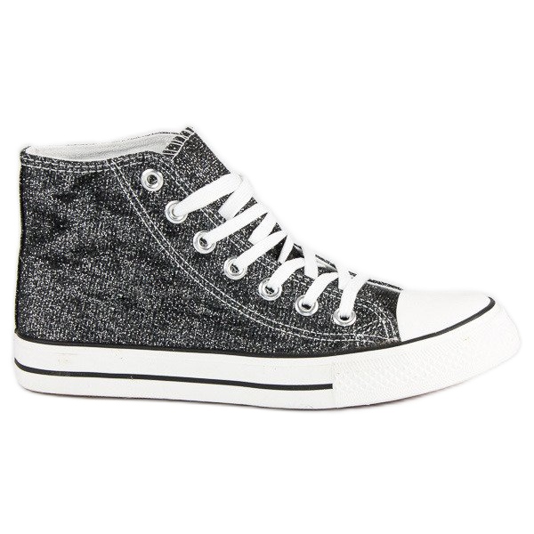 Naisten korkeat lenkkarit harmaa