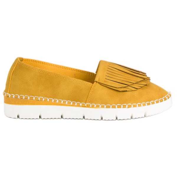 Vices Boho-slip-on kengät keltainen