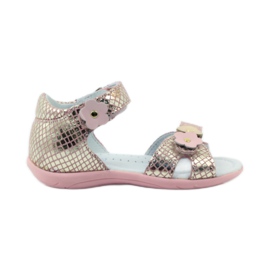 Sandaalit kukat Bartek 31794 vaaleanpunainen keltainen