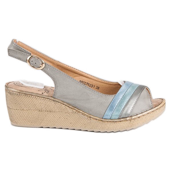 Mukavat kiila sandaalit harmaa