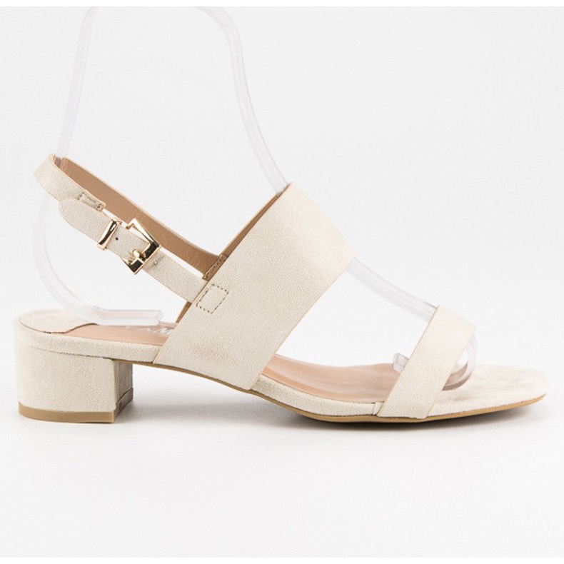 Fama Matalakorkoiset sandaalit ruskea