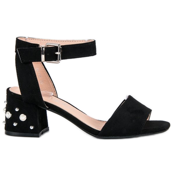 Erynn Sandaalit helmillä musta