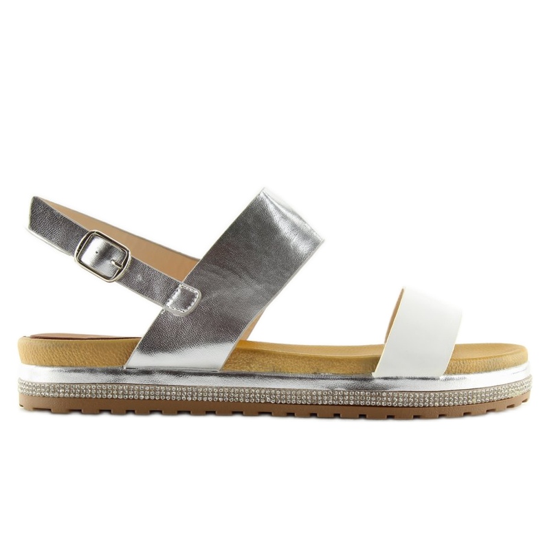 Valkoiset naisten sandaalit SL88P Valkoinen