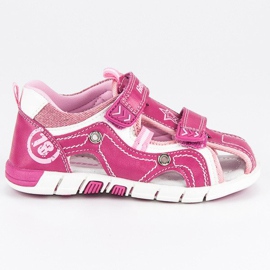 Hasby Sisäänrakennetut lasten sandaalit vaaleanpunainen