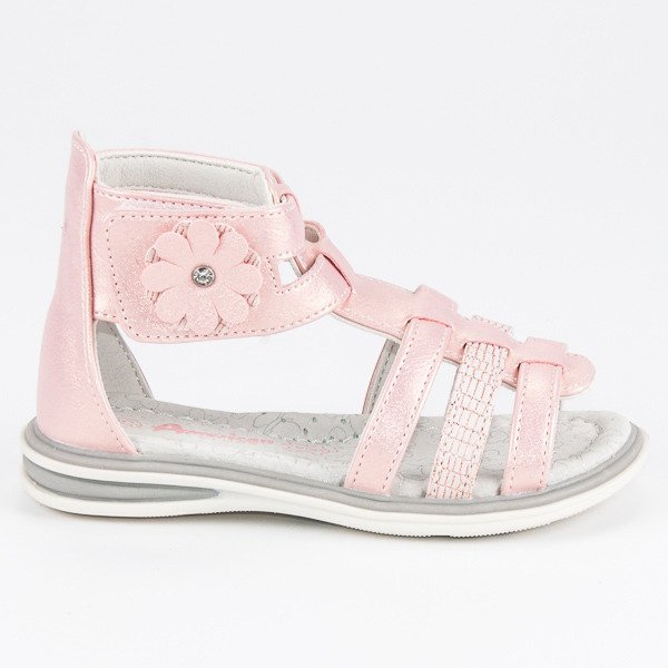 American Club Sandaalit American Flowerilla vaaleanpunainen