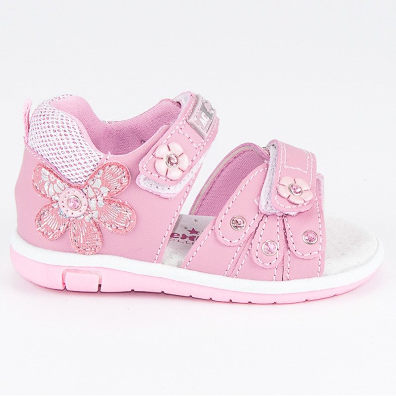 American Club Tyttöjen amerikkalaiset sandaalit vaaleanpunainen