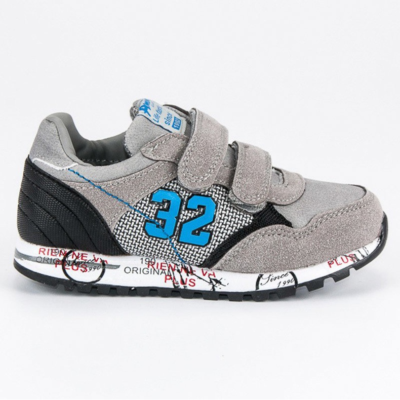 American Club Harmaa amerikkalainen urheilukengät