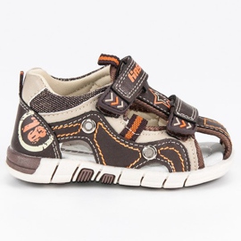 Hasby Sisäänrakennetut lasten sandaalit ruskea