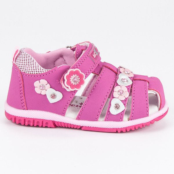 American Club Vaaleanpunaiset amerikkalaiset sandaalit vaaleanpunainen