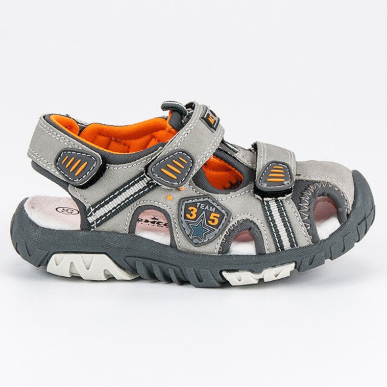 American Club Amerikkalaisten poikien sandaalit harmaa