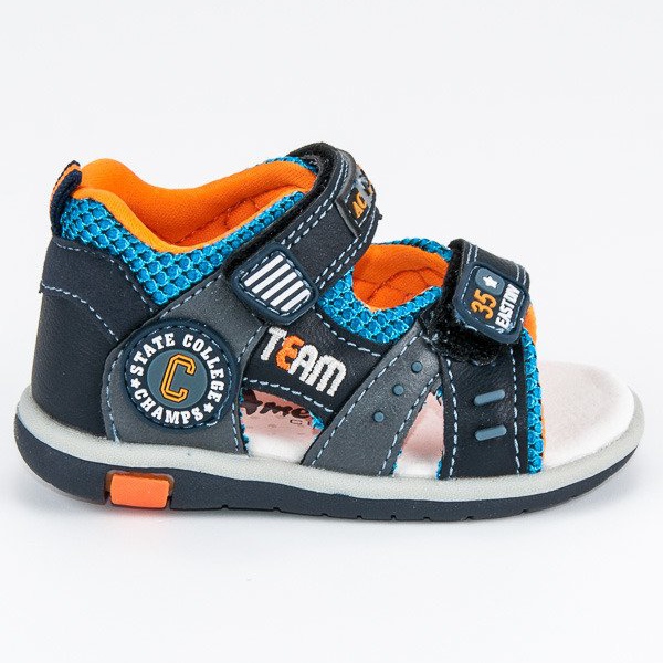 American Club Tummansiniset sandaalit pojalle sininen