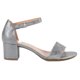 Filippo Sandaalit matalassa tolppassa harmaa