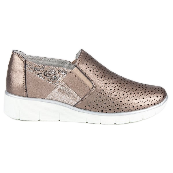 Filippo Golden Slip On kengät kultainen