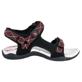 American Club Mukavat naisten sandaalit musta