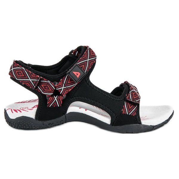 American Club Mukavat naisten sandaalit musta