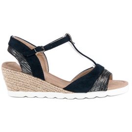Evento Espadrilles On Wedge Sandaalit harmaa tummansininen