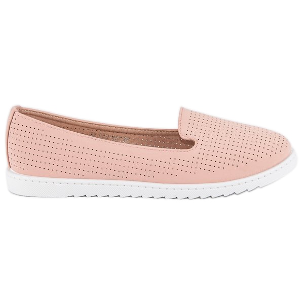 Nio Nio Vaaleanpunaiset harjakattoiset herrat vaaleanpunainen