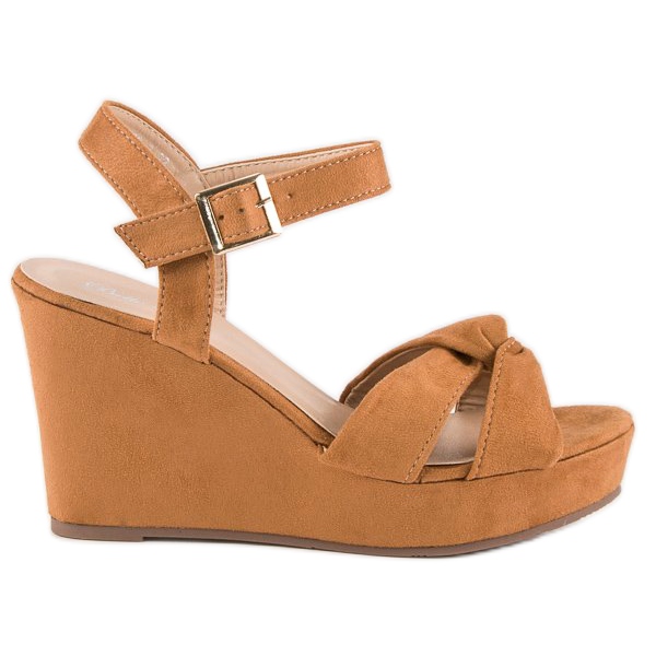 Bello Star Ruskeat kiila sandaalit monivärinen