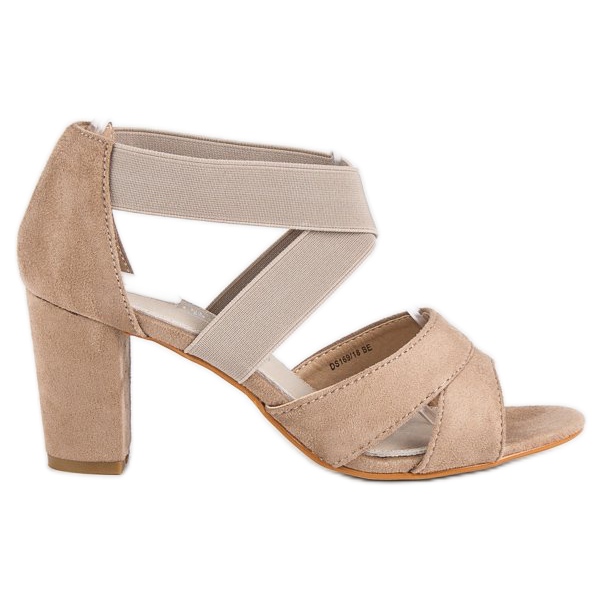 Filippo Mokkanahkasandaalit pylväässä ruskea