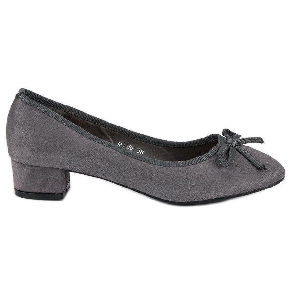 Pumput matalilla koroilla harmaa