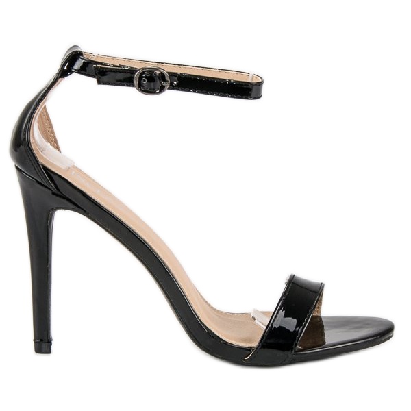 Vinceza Sandaalit korkokengissä musta