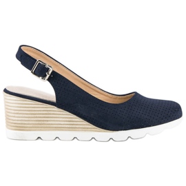 Avokätiset vinceza-pumput sininen