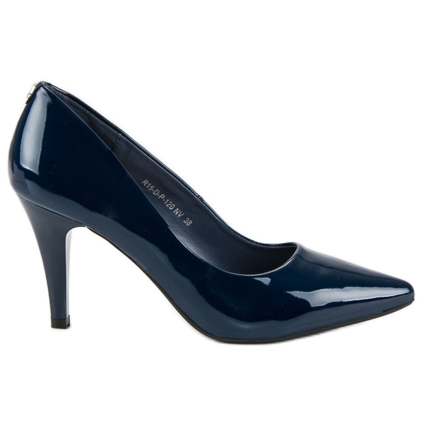 Navy lakatut vinceza-korkokengät sininen