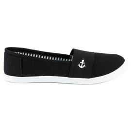 McKey Mustat slip-on lenkkarit