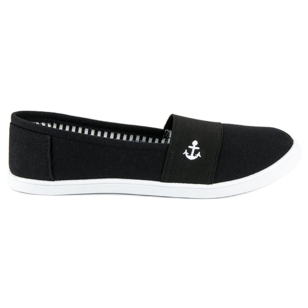 McKey Mustat slip-on lenkkarit