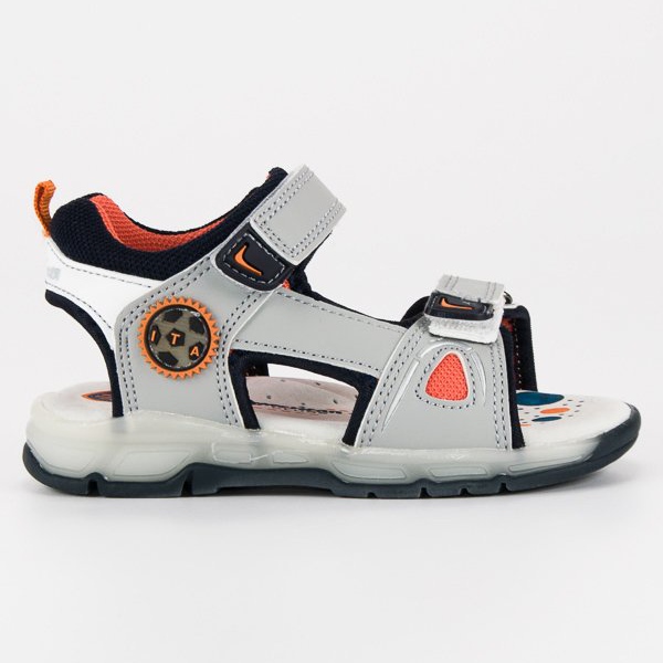 American Club Sandaalit pojalle harmaa