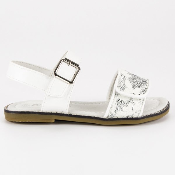 American Club Valkoiset amerikkalaiset sandaalit valkoinen