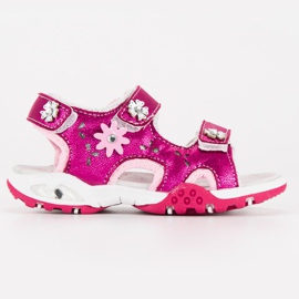 American Club Vaaleanpunaiset amerikkalaiset sandaalit vaaleanpunainen