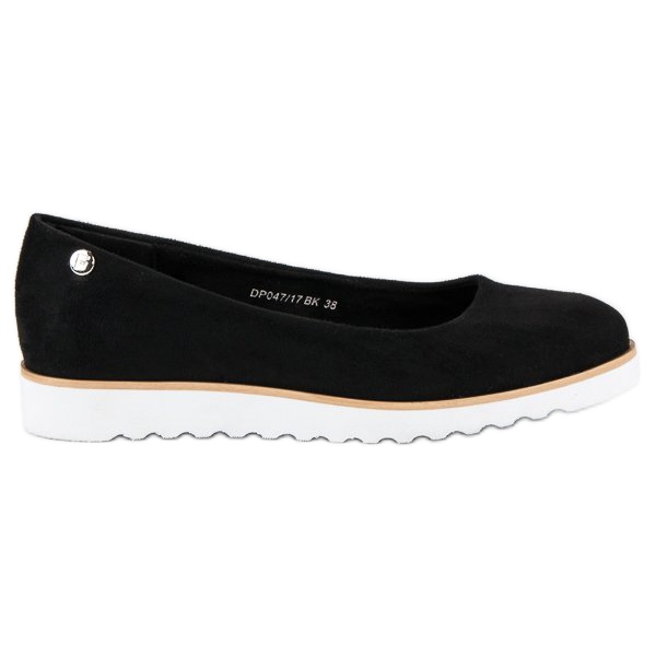 Filippo Käärmekuvioiset baleriinat musta