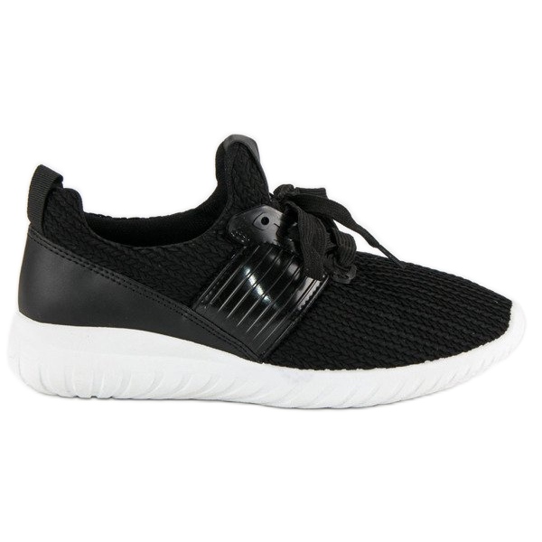 Tekstiilista urheilukengät musta