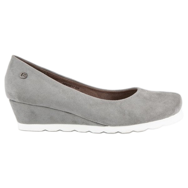 Filippo Naisten mokkanahkapumput harmaa