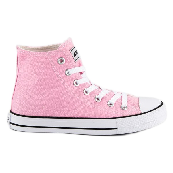 Andy Z Klassiset lenkkarit nilkan yläpuolella vaaleanpunainen