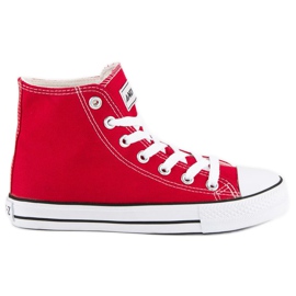 Andy Z Klassiset lenkkarit nilkan yläpuolella punainen Andy Z Klassiset lenkkarit nilkan yläpuolella punainen