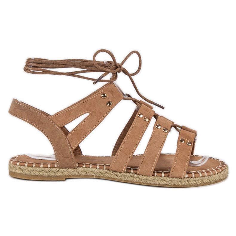 Vices Litteät roomalaiset sitomalla ruskea