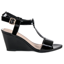 Filippo Lakatut kiila sandaalit musta