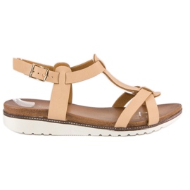 Licean Mukavat kesäsandaalit ruskea